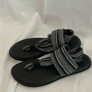 🏝️🧘‍♀️Sanuk Yoga Sling Sandals women’s 8